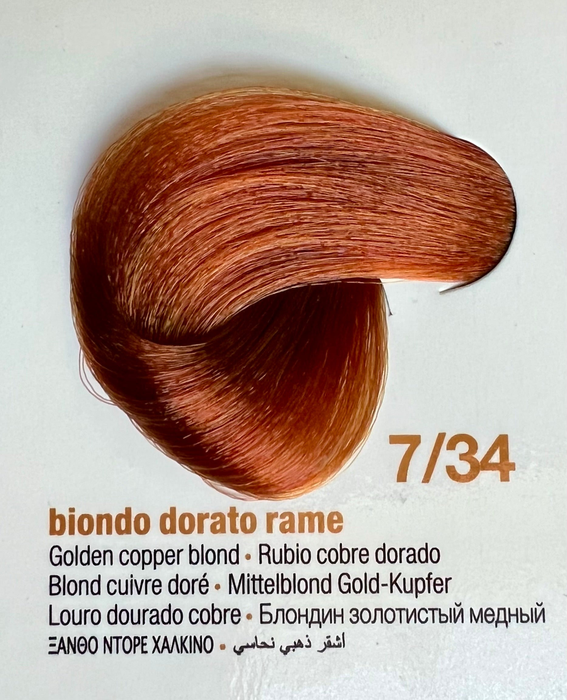 7.34 Golden Copper Blonde