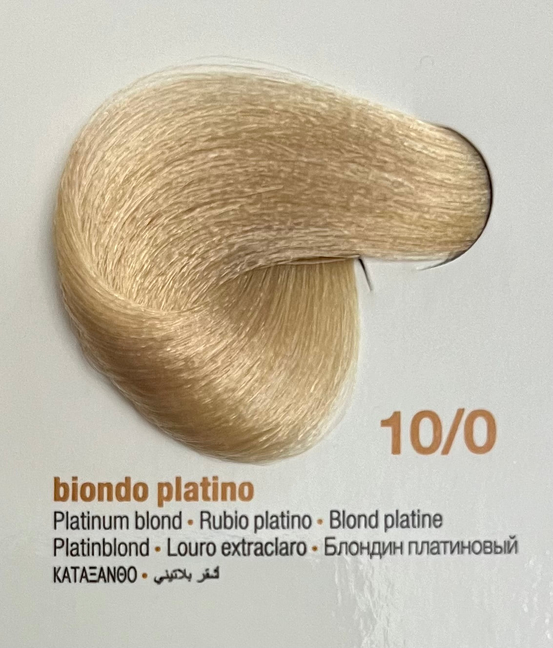 10.0 Platinum Blonde