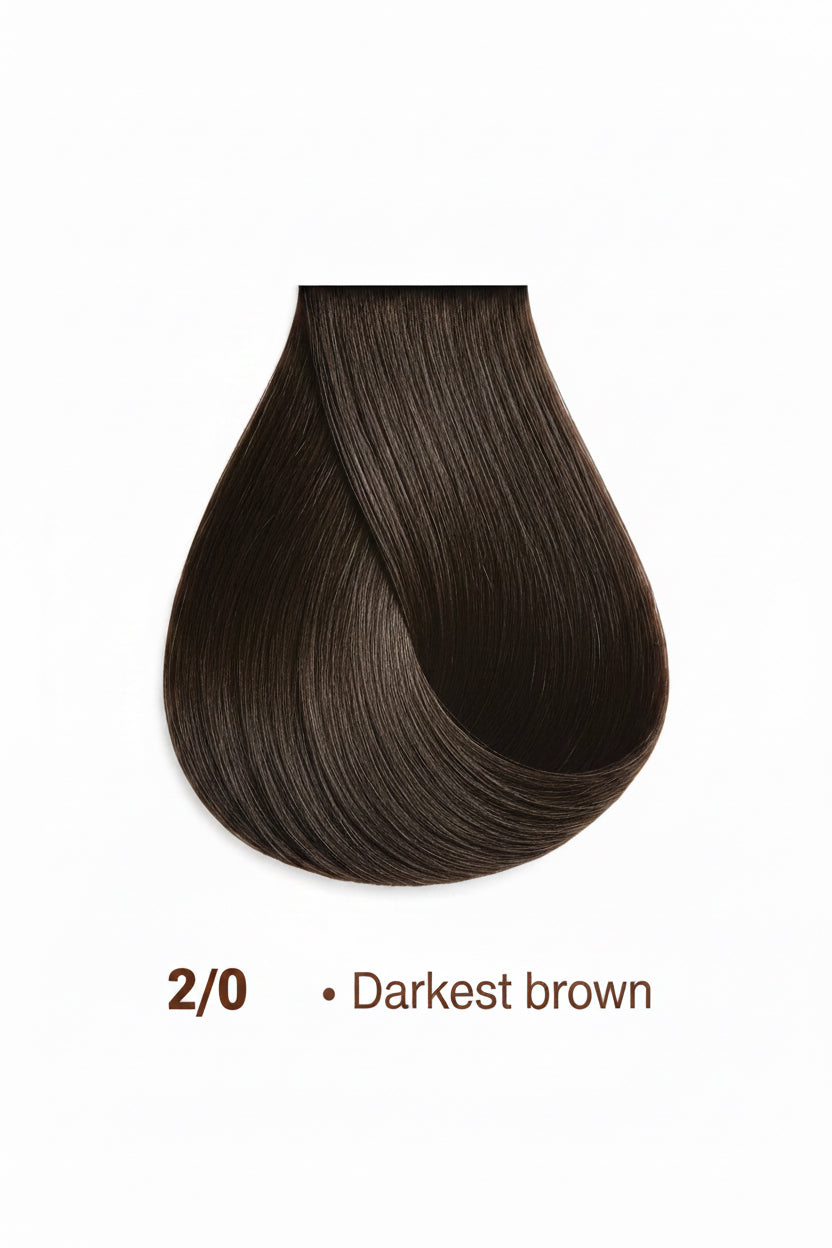 2/0 Darkest Brown