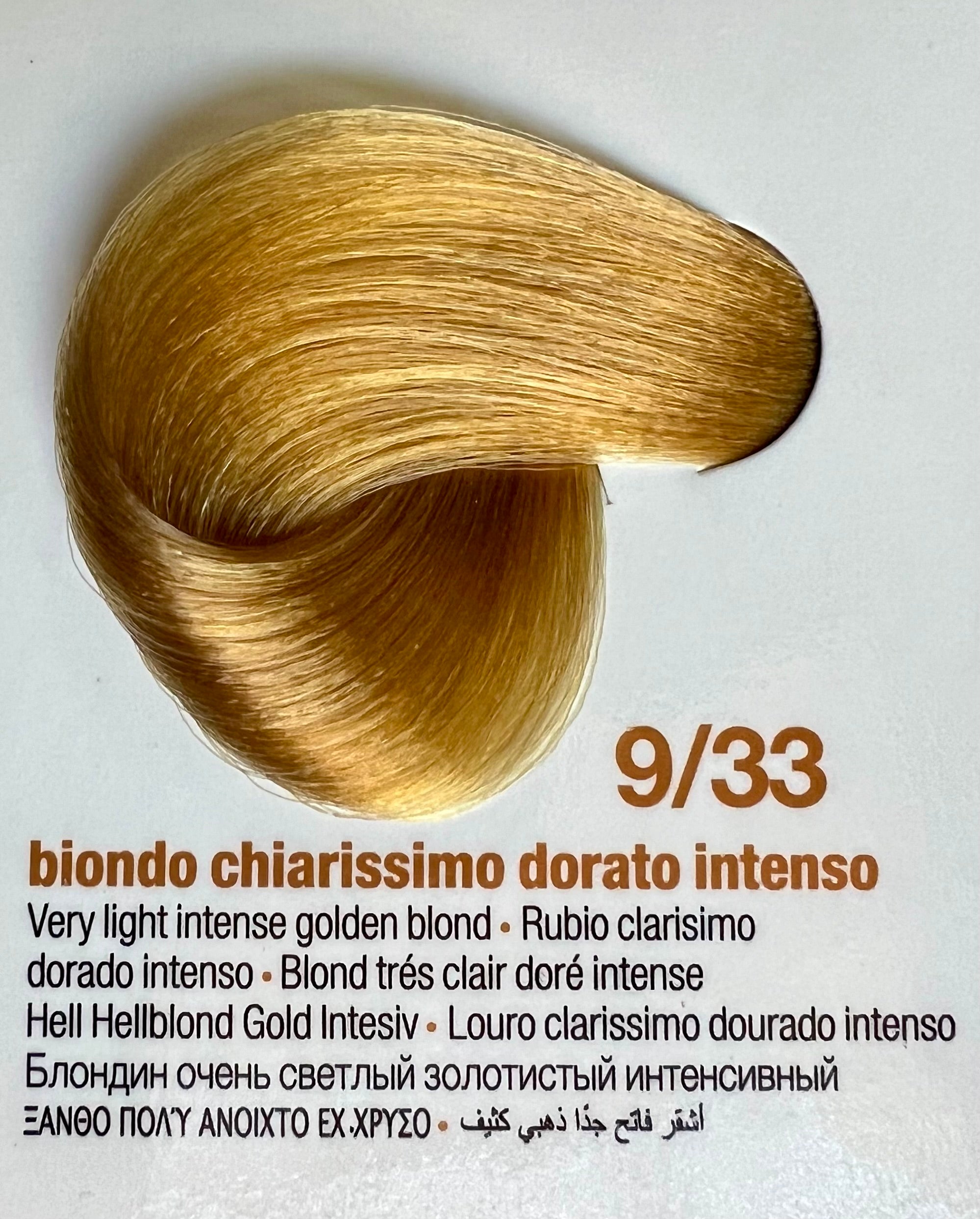 9.33 Very Lt Intense Gold Blonde