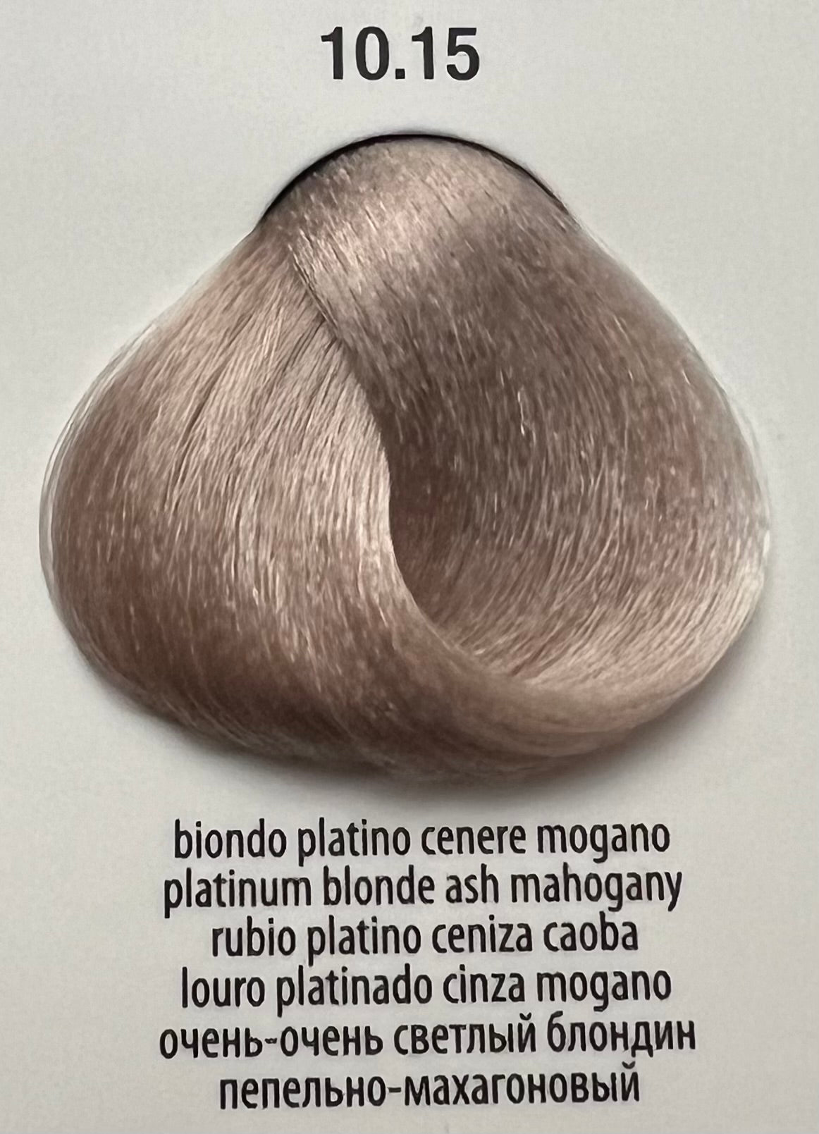 10.15 Platinum Blonde Ash Mahogany