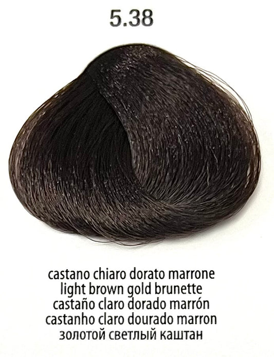 5.38 Light Brown Gold Brunette