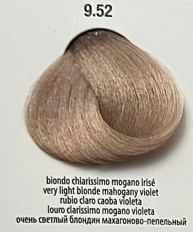 9.52 Very Light Blonde Mahogany Violet