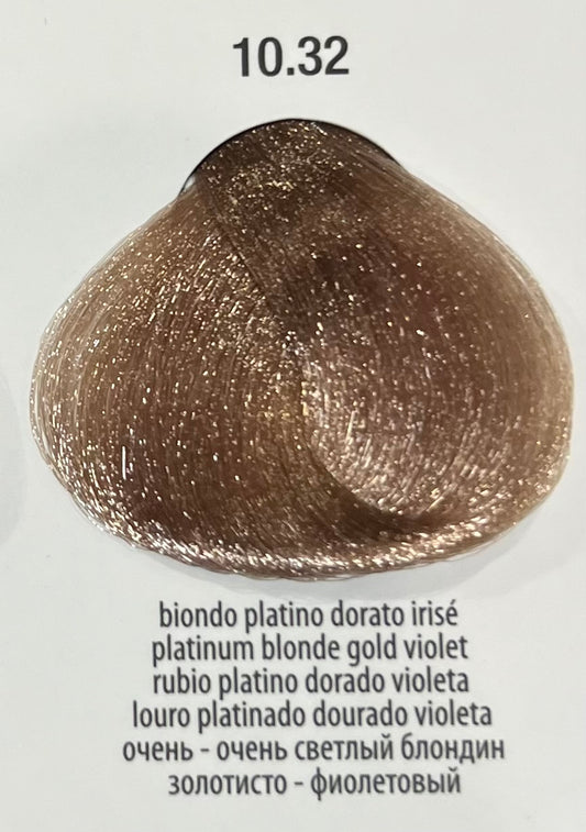 10.32 Platinum Blonde Gold Violet