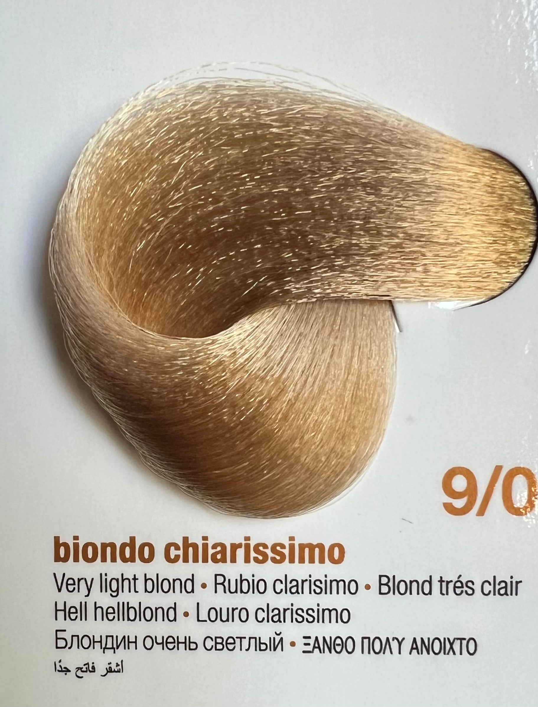 9.0 Very light Blonde