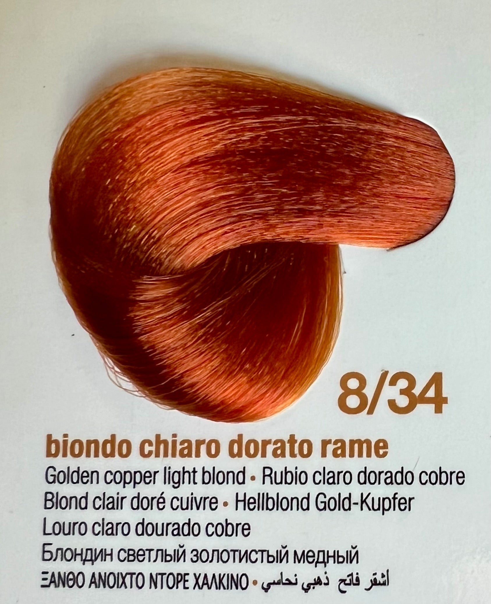 8.34 Golden Light Blonde Copper