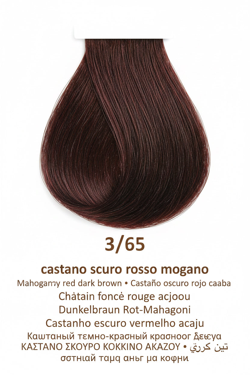 3/65 Mahogany Red Dark Brown
